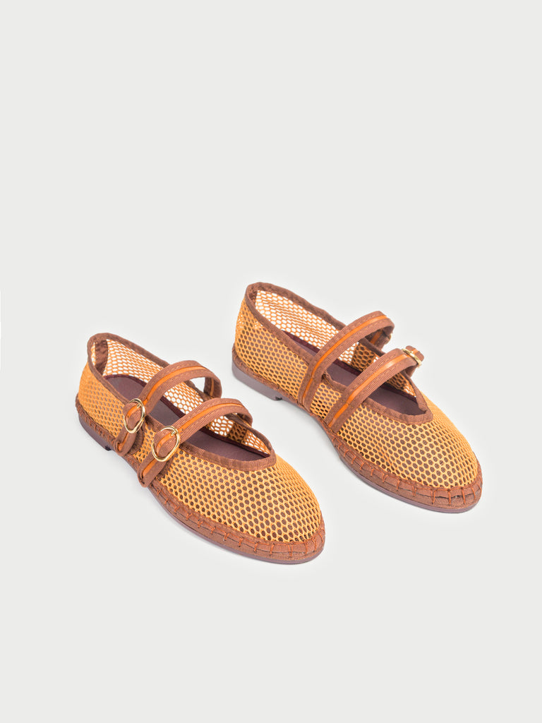 Claire Mesh Brown