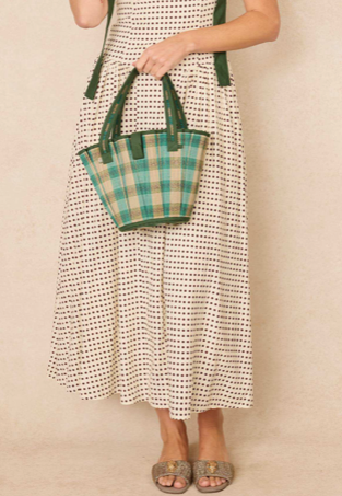Emerald Coastline- Mini Tropez Tote