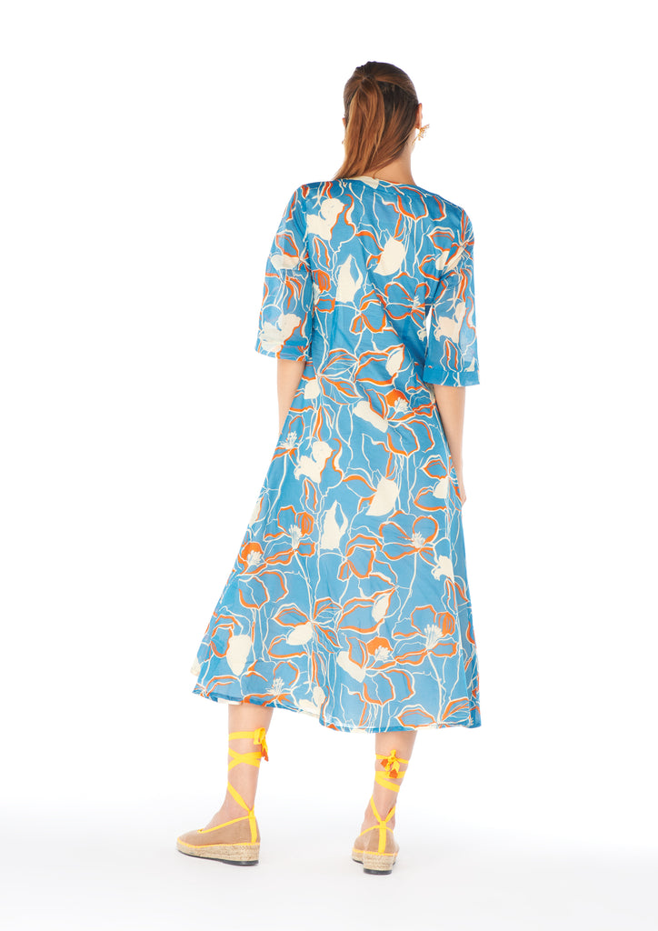 Yao Blue Kaftan