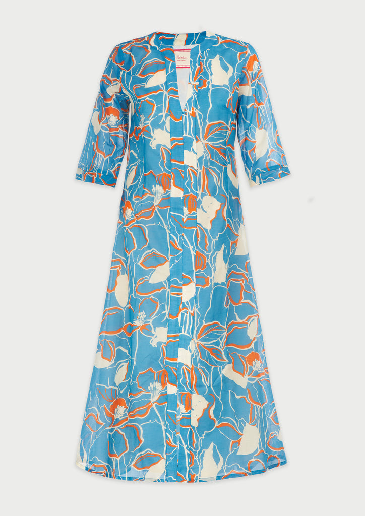 Yao Blue Kaftan